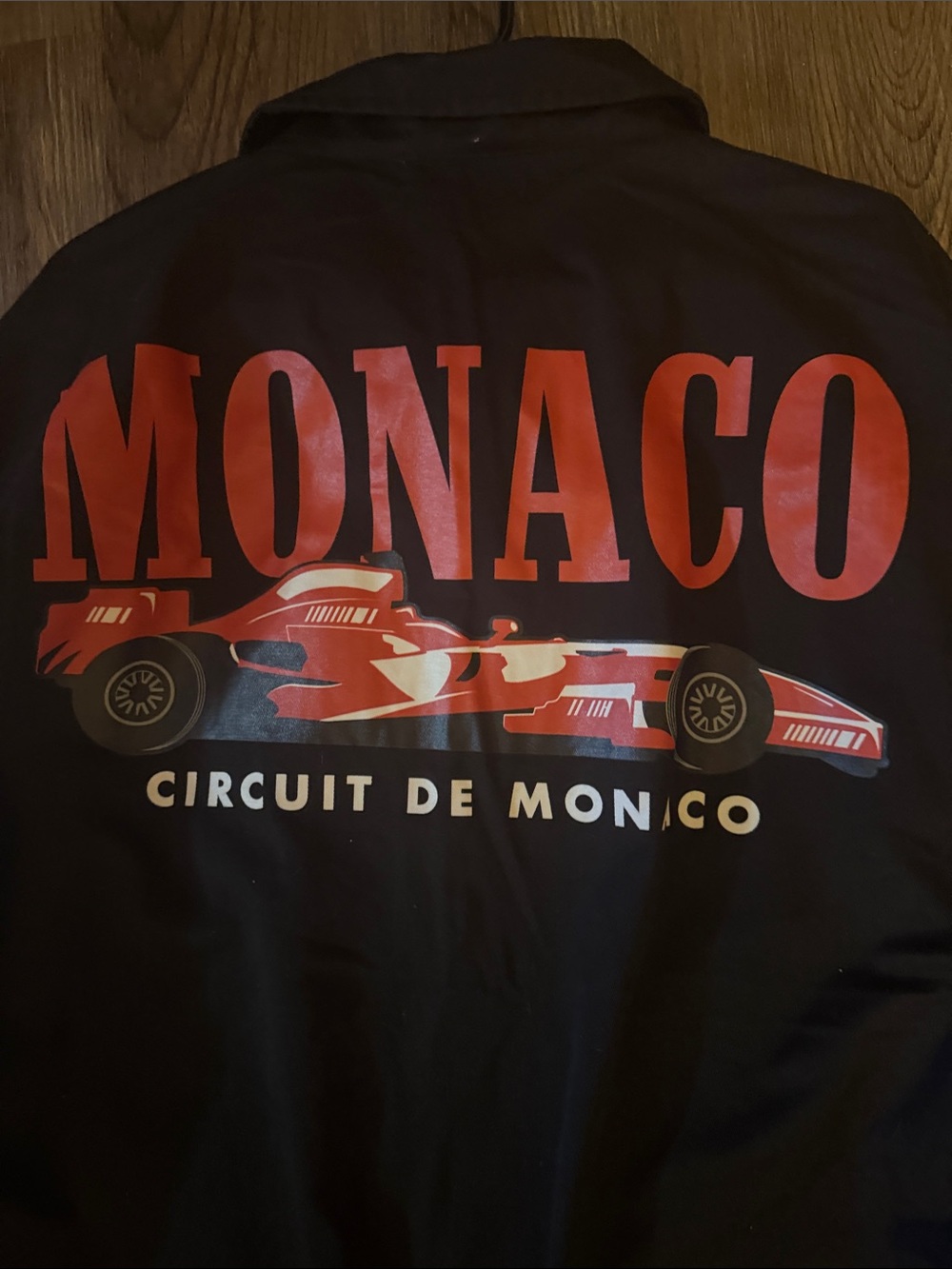 Monaco Circuit Crew Lightweight Black Zip Jacket